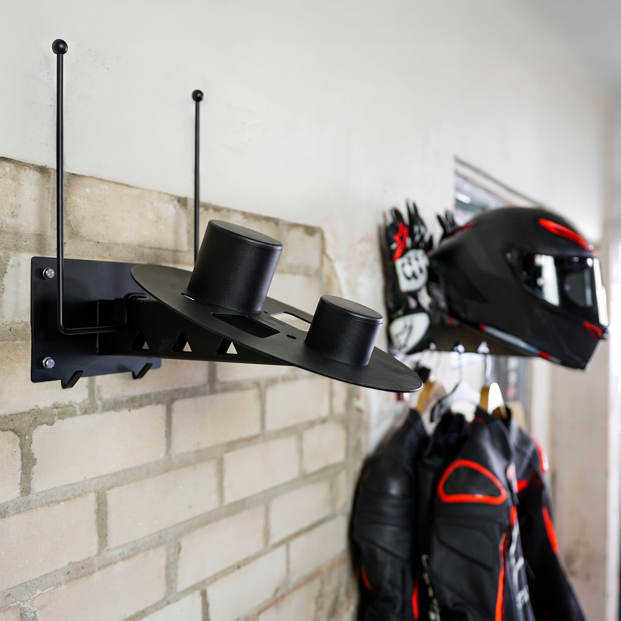 x7 helm en kleding ophangsysteem